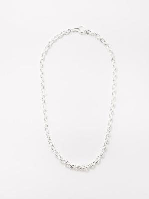 All Blues - Standard Sterling-silver Necklace - Mens - Silver - ONE SIZE