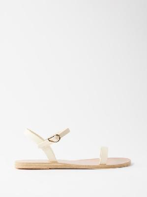 Ancient Greek Sandals - Irida Leather Sandals - Womens - Off White - 35 EU/IT