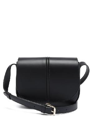A.P.C. - Betty Smooth-leather Cross-body Bag - Womens - Black - ONE SIZE