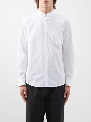 A.P.C. - Edouard Patch-pocket Cotton-poplin Shirt - Mens - White - XS