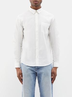 A.P.C. - Clement Cotton-poplin Shirt - Mens - White - XL