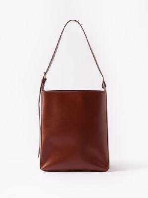 A.P.C. - Virginie Leather Shoulder Bag - Womens - Tan - ONE SIZE
