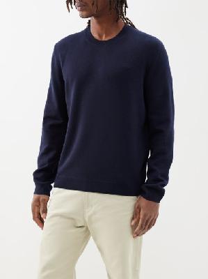 A.P.C. - Matt Merino-wool Sweater - Mens - Navy - L