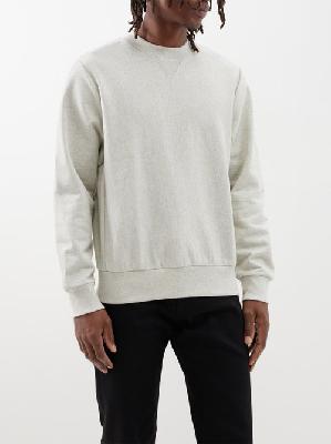 A.P.C. - Michael Logo-patch Cotton Sweatshirt - Mens - Grey - S