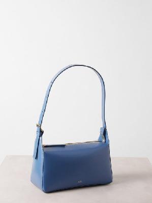 A.P.C. - Virginie Leather Shoulder Bag - Womens - Light Blue - ONE SIZE