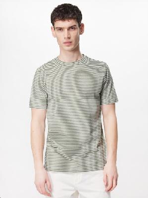 A.P.C. - Aymeric Striped Organic Cotton-jersey T-shirt - Mens - Grey Stripe - 3XL