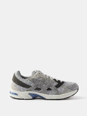 Asics - Gel-1130 Faux-leather And Mesh Trainers - Mens - Grey Silver - 10 UK