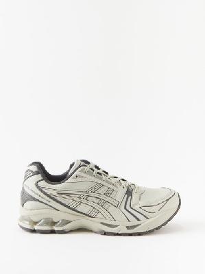 Asics - Gel-kayano 14 Faux-leather And Rubber Trainers - Womens - Grey - 3 UK