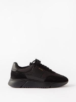 Axel Arigato - Genesis Leather And Mesh Trainers - Mens - Black - 39 EU