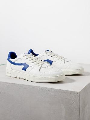 Axel Arigato - Dice-a Leather Trainers - Mens - White Blue - 40 EU