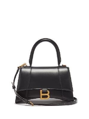 Balenciaga - Hourglass Small Leather Bag - Womens - Black - ONE SIZE