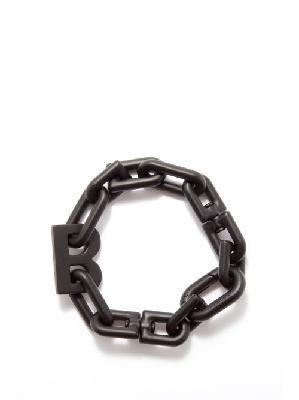 Balenciaga - B-logo Chain Bracelet - Womens - Black - S