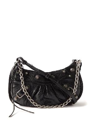 Balenciaga - Cagole Mini Leather Shoulder Bag - Womens - Black - ONE SIZE