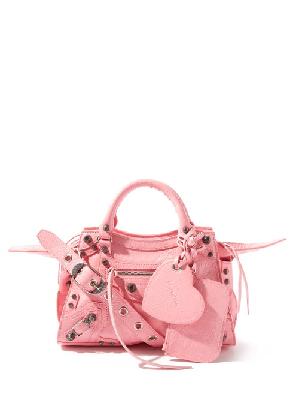 Balenciaga - Neo Cagole Xs Leather Shoulder Bag - Womens - Light Pink - ONE SIZE