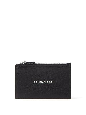 Balenciaga - Cash Leather Cardholder - Mens - Black & White - ONE SIZE