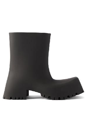 Balenciaga - Trooper Rubber Boots - Mens - Black