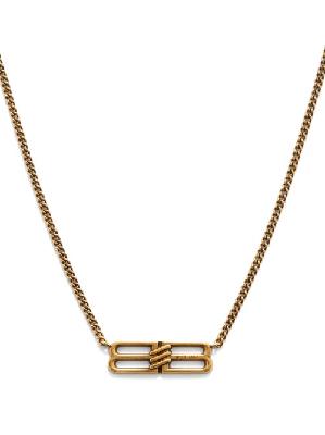 Balenciaga - License Bb-logo Necklace - Womens - Gold - ONE SIZE