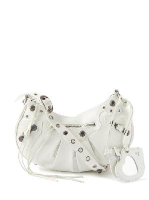 Balenciaga - Cagole S Leather Shoulder Bag - Womens - White - ONE SIZE