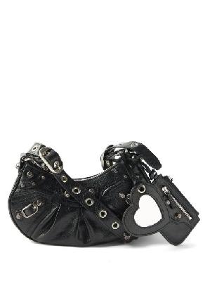 Balenciaga - Cagole Xs Leather Shoulder Bag - Womens - Black - ONE SIZE