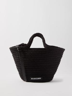 Balenciaga - Ibiza Woven Basket Bag - Womens - Black - ONE SIZE