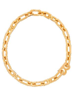 Balenciaga - B-logo Chain-link Necklace - Womens - Gold - ONE SIZE