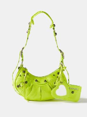 Balenciaga - Le Cagole Xs Leather Shoulder Bag - Womens - Yellow - ONE SIZE
