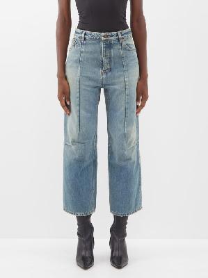 Balenciaga - Cropped Straight-leg Jeans - Womens - Denim - 26