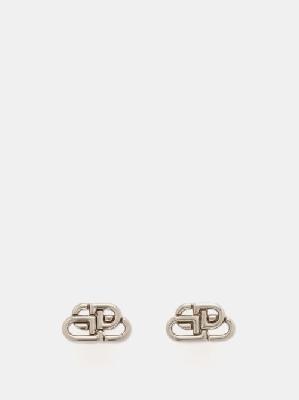 Balenciaga - Bb Stud Xs Earrings - Womens - Silver - ONE SIZE