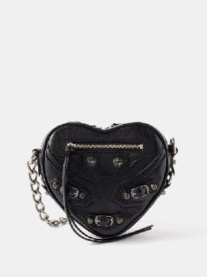 Balenciaga - Le Cagole Mini Leather Cross-body Bag - Womens - Black - ONE SIZE