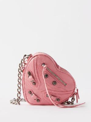 Balenciaga - Le Cagole Mini Leather Cross-body Bag - Womens - Pink - ONE SIZE