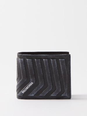 Balenciaga - Car Leather Bi-fold Wallet - Mens - Black Multi - ONE SIZE