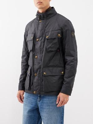 Belstaff - Fieldmaster Patch-pocket Waxed Cotton Jacket - Mens - Black - 46 EU/IT