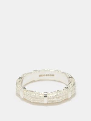 Bleue Burnham - Willow Sterling-silver Ring - Mens - Silver - R