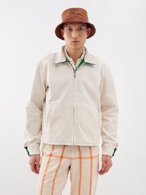 Bode - Ohio Reversible Cotton-corduroy Jacket - Mens - Green - L/XL