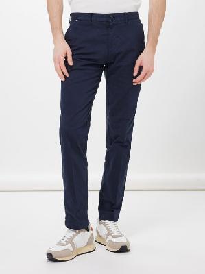 Boss - Crigan Cotton-blend Trousers - Mens - Dark Blue - 44 EU/IT