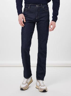 Boss - Maine Straight-leg Jeans - Mens - Navy - 30 UK/US