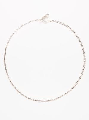 Bottega Veneta - Curb-link Sterling-silver Necklace - Mens - Silver - ONE SIZE