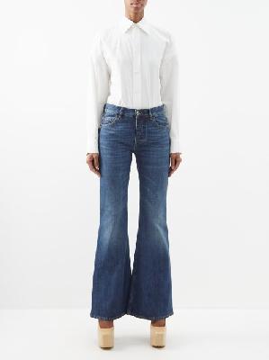 Bottega Veneta - Low-rise Flared Jeans - Womens - Mid Denim - 34 IT