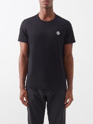 Burberry - Tb-embroidered Cotton-jersey T-shirt - Mens - Black - XXS