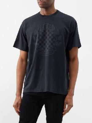 Burberry - Logo-print Cotton-jersey T-shirt - Mens - Black - L