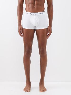 Calvin Klein Underwear - Pack Of Three Short Boxer Briefs - Mens - White - XS