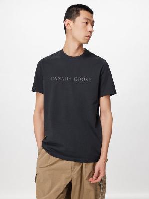 Canada Goose - Emersen Logo-print Cotton-jersey T-shirt - Mens - Black - 3XL
