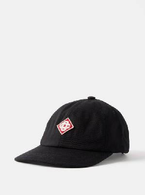 Casablanca - Logo-embroidered Baseball Cap - Mens - Black - ONE SIZE