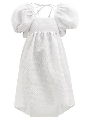 Cecilie Bahnsen - Edition Tilde Puff-sleeved Cloqué Dress - Womens - White - 6 UK