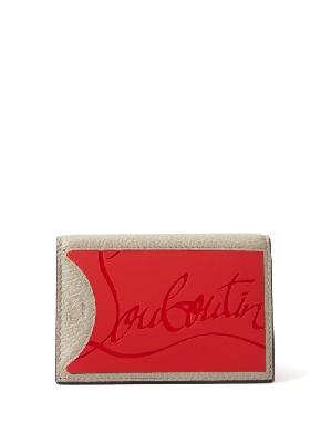 Christian Louboutin - Sifnos Logo-debossed Leather Cardholder - Mens - Red - ONE SIZE