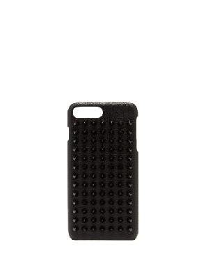 Christian Louboutin - Loubiphone Spike Leather Iphone® 7+/8+ Case - Mens - Black - ONE SIZE