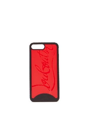 Christian Louboutin - Loubiphone Sneakers Iphone® 7+ & 8+ Phone Case - Womens - Black Red - ONE SIZE