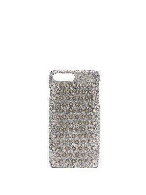 Christian Louboutin - Loubiphone Metallic Leather Iphone® 7+ & 8+ Case - Womens - Silver