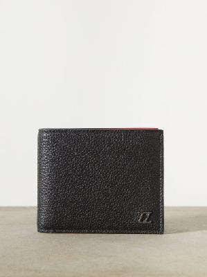 Christian Louboutin - Coolcard Grained-leather Wallet - Mens - Black - ONE SIZE