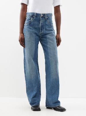Citizens Of Humanity - Ayla Organic-cotton Straight-leg Jeans - Womens - Mid Denim - 23